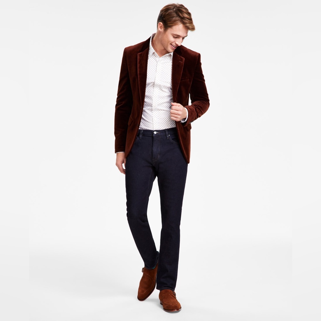 Hugo Boss Velvet Blazer Nwt 36r